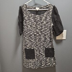 Stylish Black and White Dress